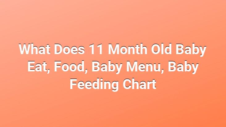 What Does 11 Month Old Baby Eat, Food, Baby Menu, Baby Feeding Chart ...